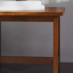 Tavolino da divano in legno massello stile rustico