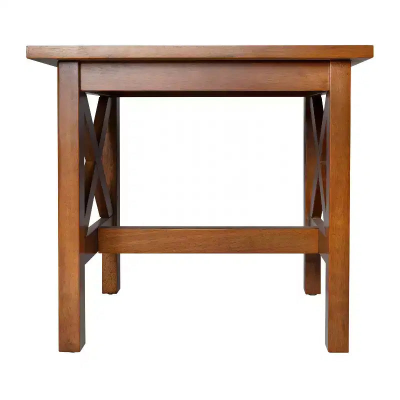 Tavolino da divano in legno massello stile rustico