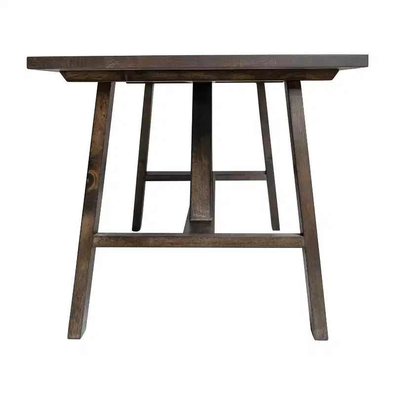 Tavolino da caffè Eli in legno massello stile rustico