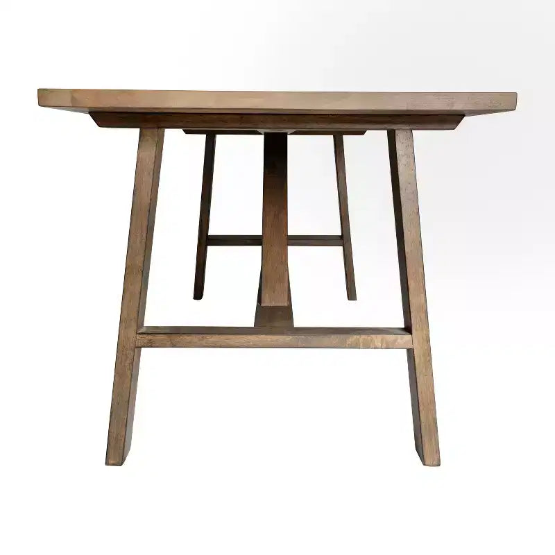 Tavolino da caffè Eli in legno massello stile rustico