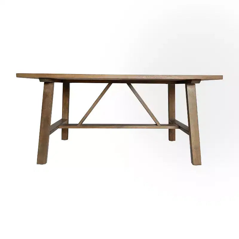 Tavolino da caffè Eli in legno massello stile rustico