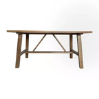 Tavolino da caffè Eli in legno massello stile rustico