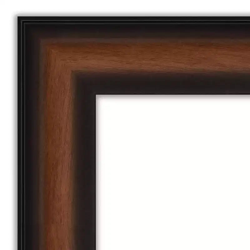 Specchio Yale Noce Non Smussato da Porta