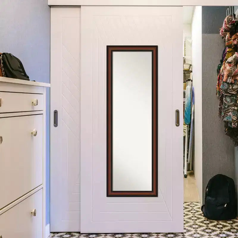 Specchio Yale Noce Non Smussato da Porta