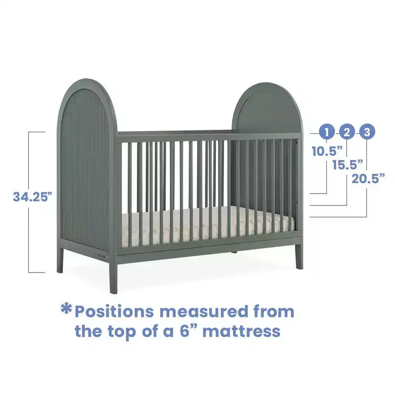 Culla trasformabile 4-in-1 Eloise - Certificata Greenguard Gold