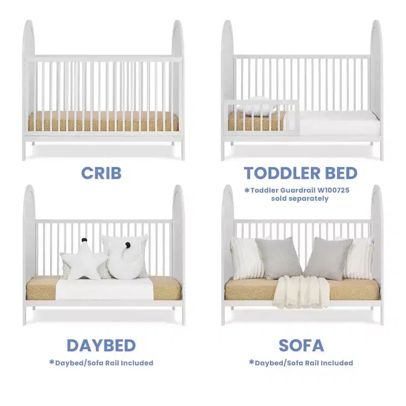 Culla trasformabile 4-in-1 Eloise - Certificata Greenguard Gold
