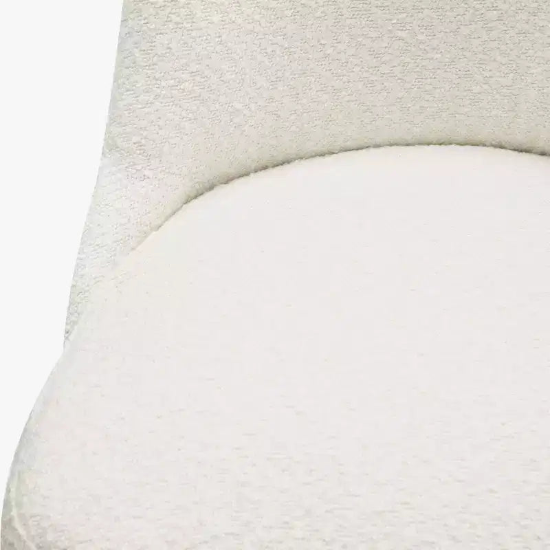 Sgabello da bar imbottito girevole ad altezza bancone da 26", crema
