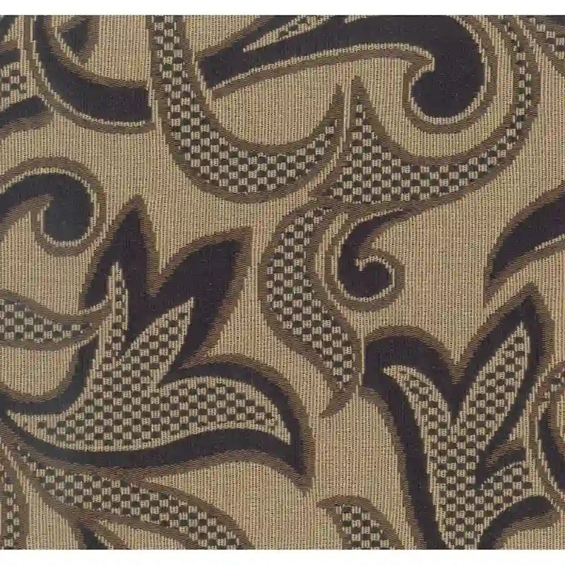 Rattan Swivel Rocker with Tapestry Cushion