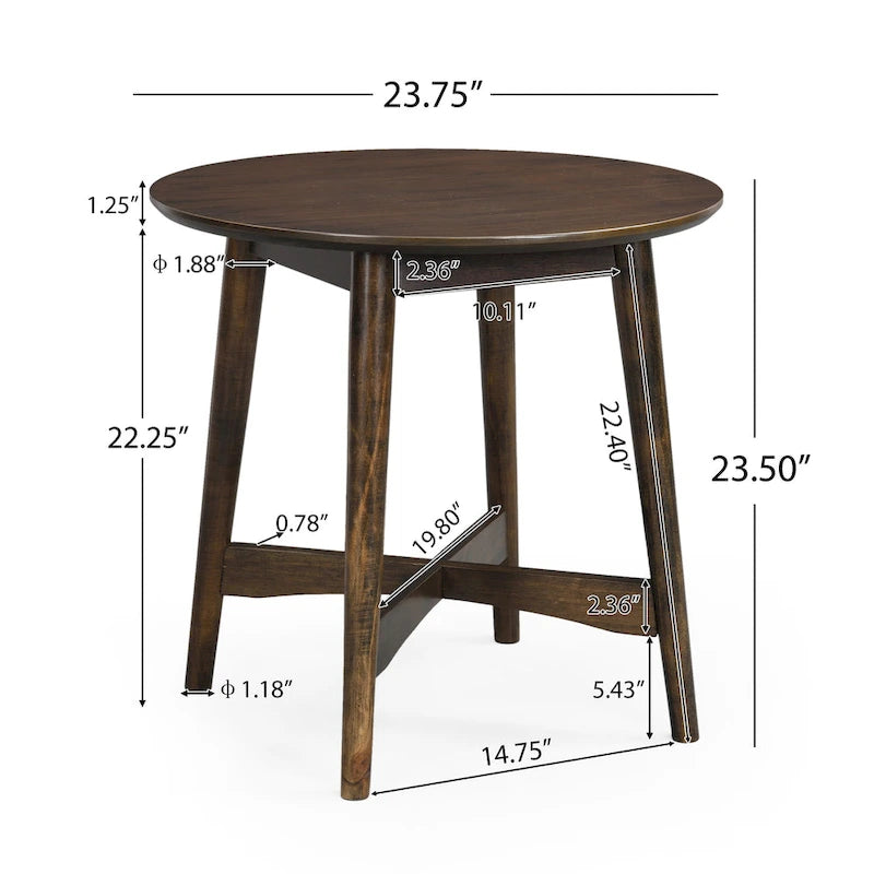 Indoor Wood End Table