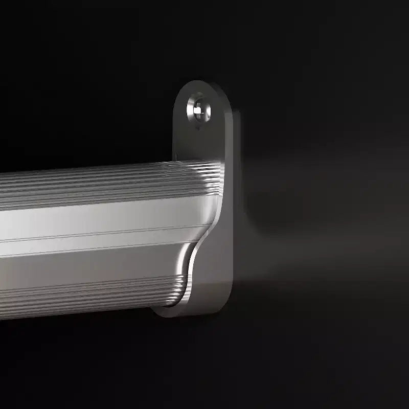 Vetrinetta Armadio Illuminata a LED con Ante in Vetro Nera