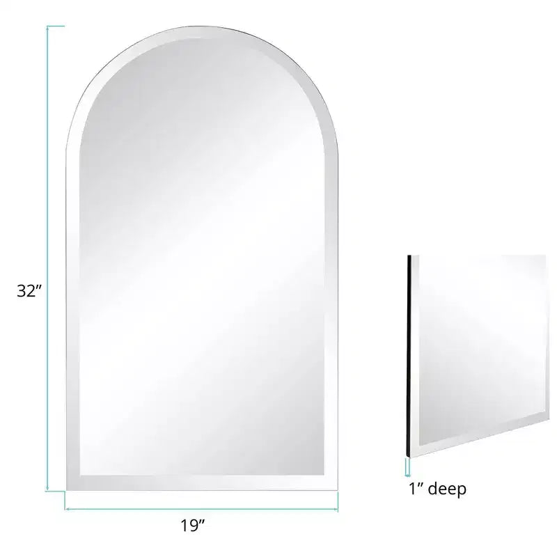 Specchio da Parete Smussato Senza Cornice