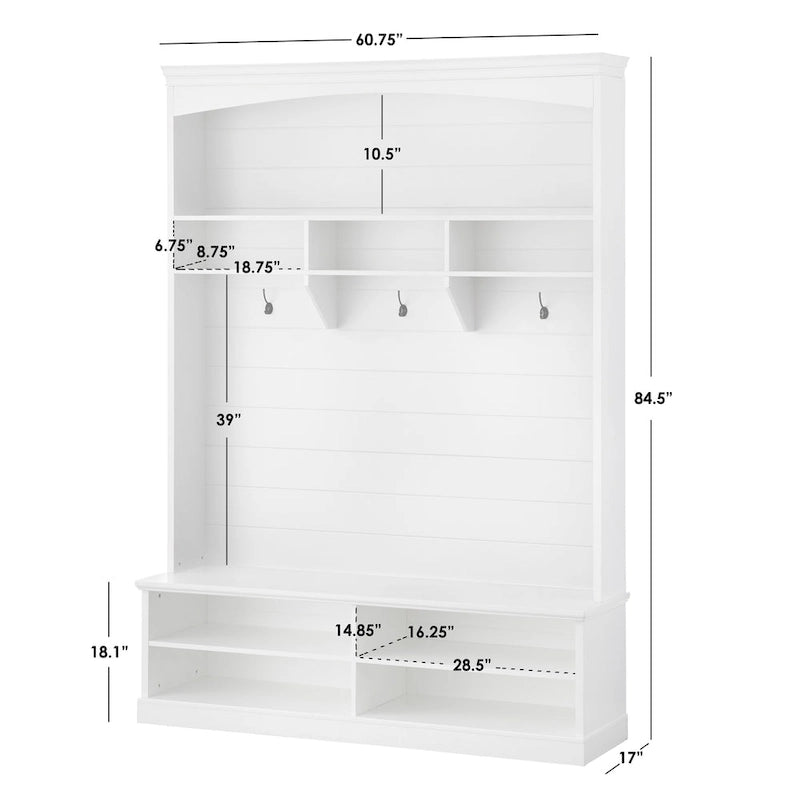 Shiplap Entryway Cabinet