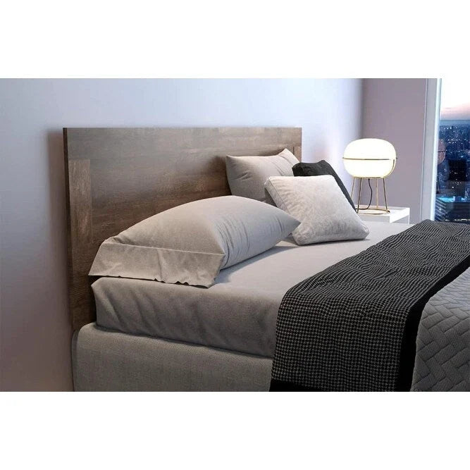 Wall Mount MDF Panel Headboard for King and Queen Bed