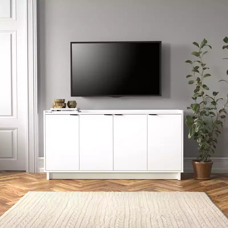 Madia-Consolle a 4 Ante Simply Modern