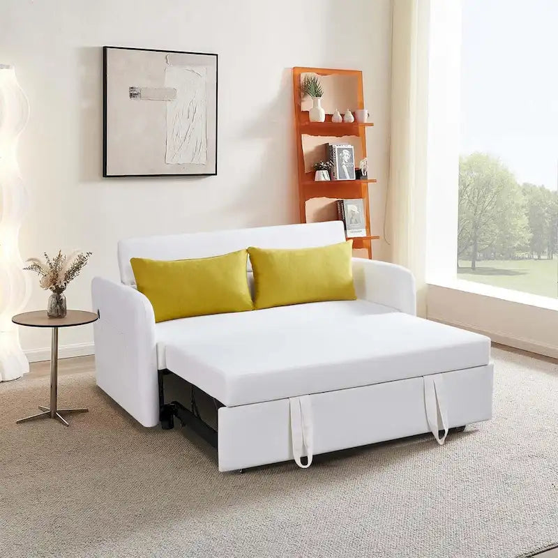 Divano Letto Convertibile a Due Posti con USB