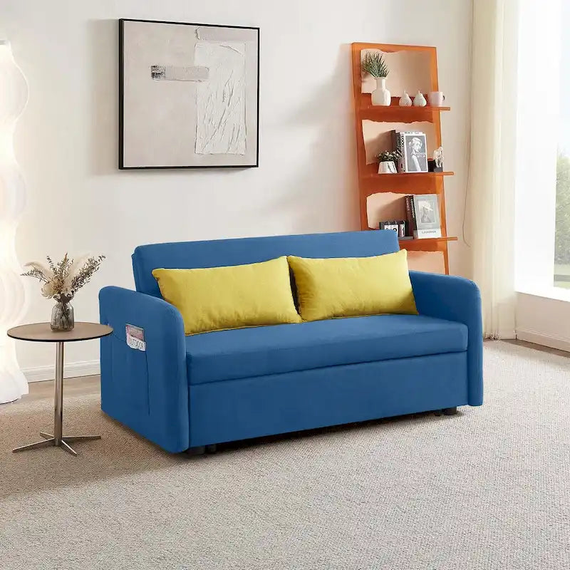 Divano Letto Convertibile a Due Posti con USB