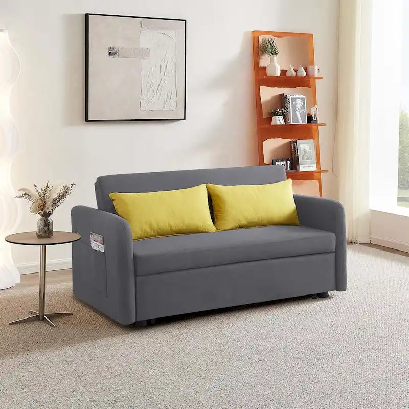Divano Letto Convertibile a Due Posti con USB