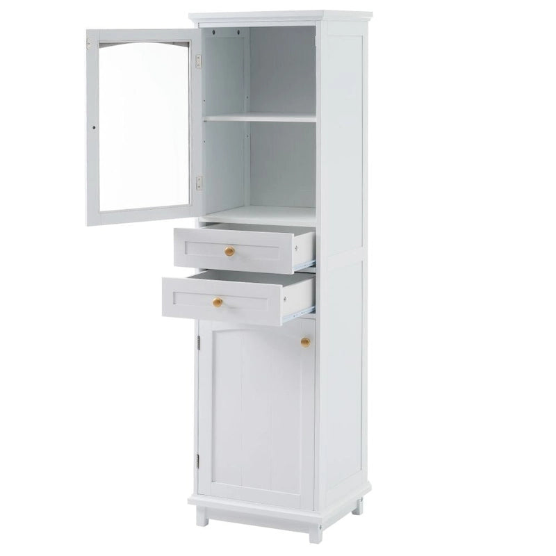 Mobiletto verticale moderno da bagno autoportante