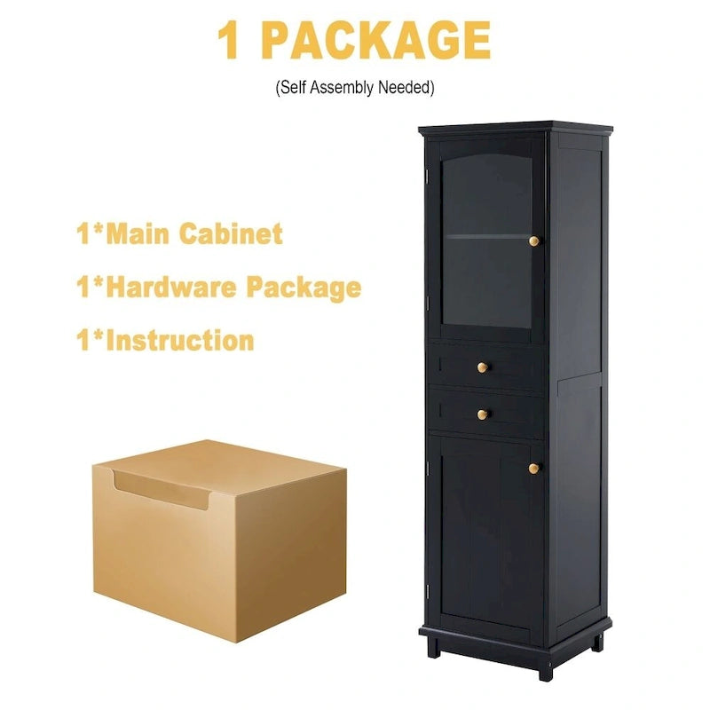Mobiletto verticale moderno da bagno autoportante