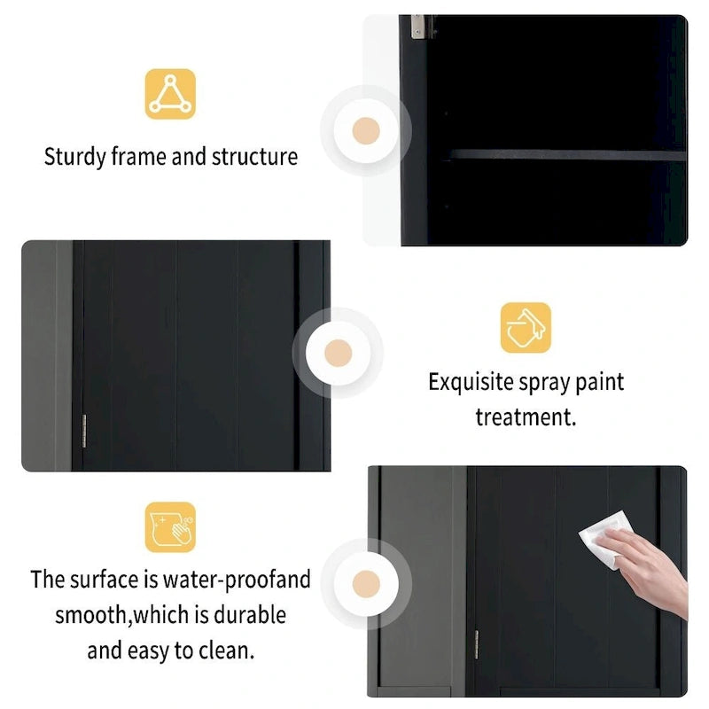 Mobiletto verticale moderno da bagno autoportante