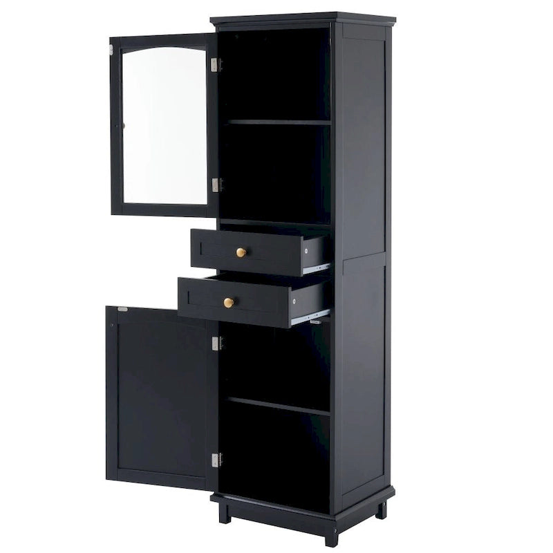 Mobiletto verticale moderno da bagno autoportante