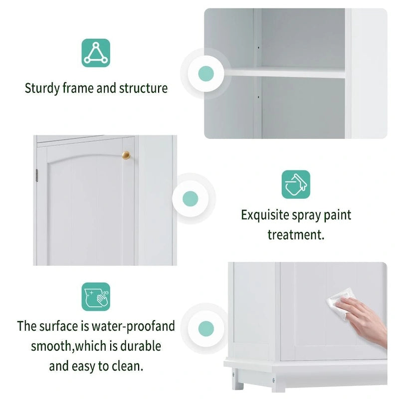 Mobiletto verticale moderno da bagno autoportante