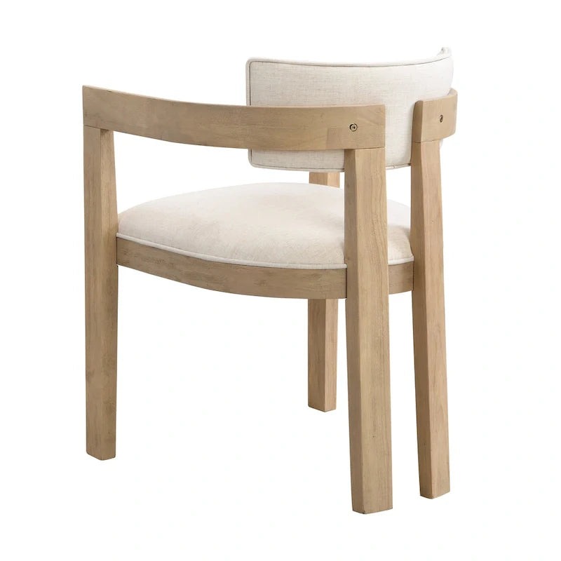 Conrad Sophisticated Modern Dining Chair With Armrest by Christopher Knight Home