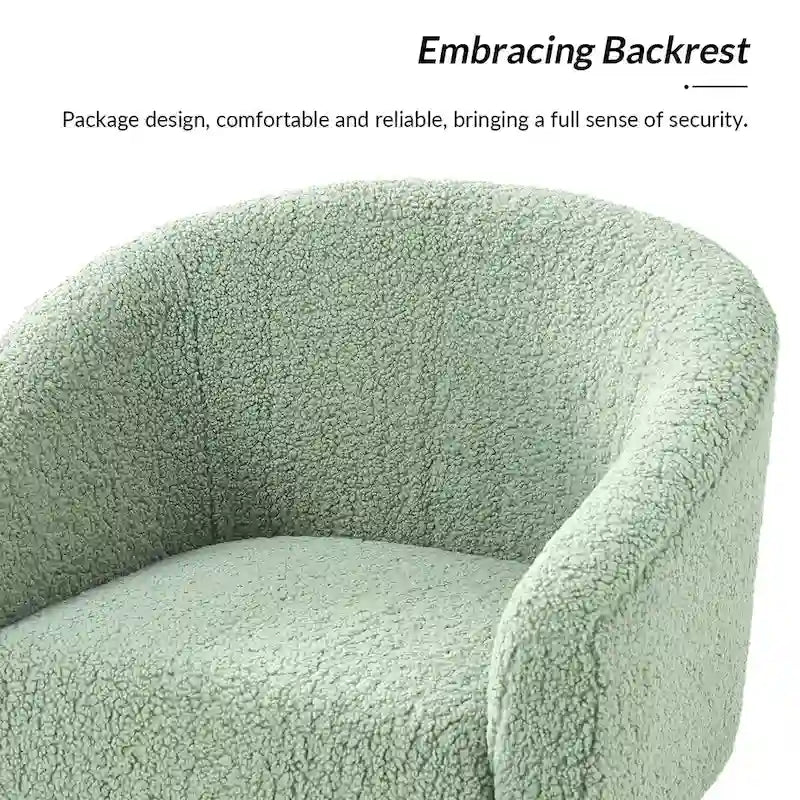 Sheila Modern 30 W Boucle Armchair with Solid Wood Legs Set of 2 by HULALA HOME