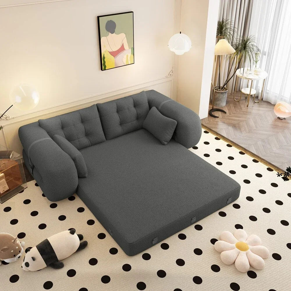 Divano letto pieghevole multifunzionale da 78,7 pollici
