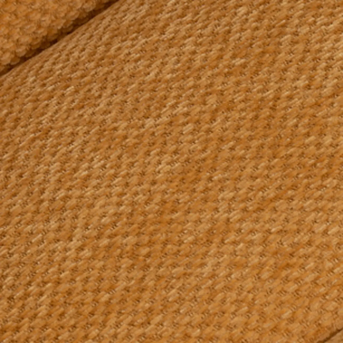 Cadeira de destaque giratória em tecido de chenille amarelo tufado