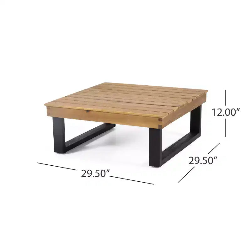 Conjunto de sofá modular de exterior em L, conjunto de lazer para pátio, conjunto de assentos para convívio no jardim com mesa de centro e almofada resistente à água - ModernLuxe