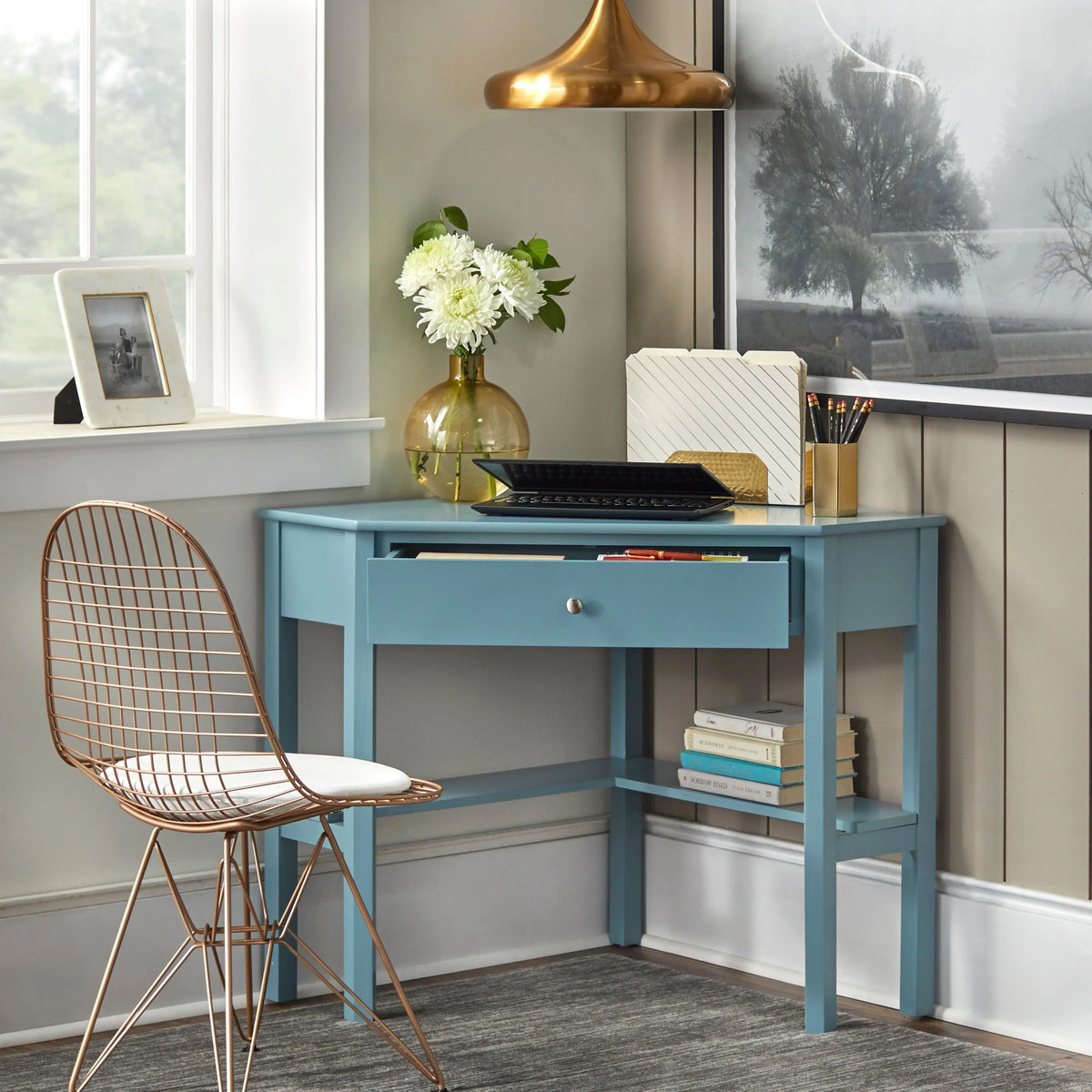 Porch & Den Lincoln Corner Desk