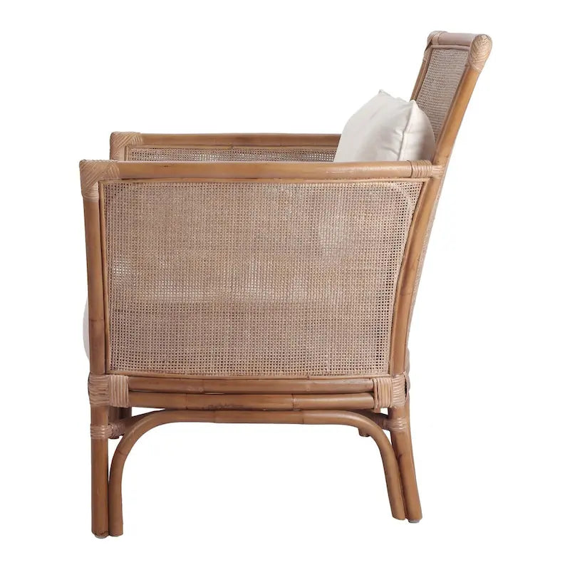 Fauteuil d’appoint Tatum en rotin