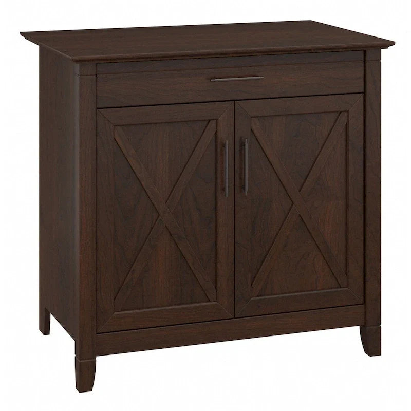 Bureau secrétaire Key West avec meuble de rangement, par Bush Furniture