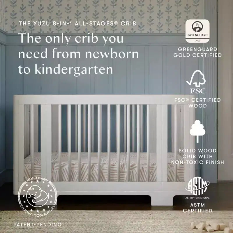 Berço convertível Babyletto Yuzu 8 em 1 com kits de conversão para todas as fases