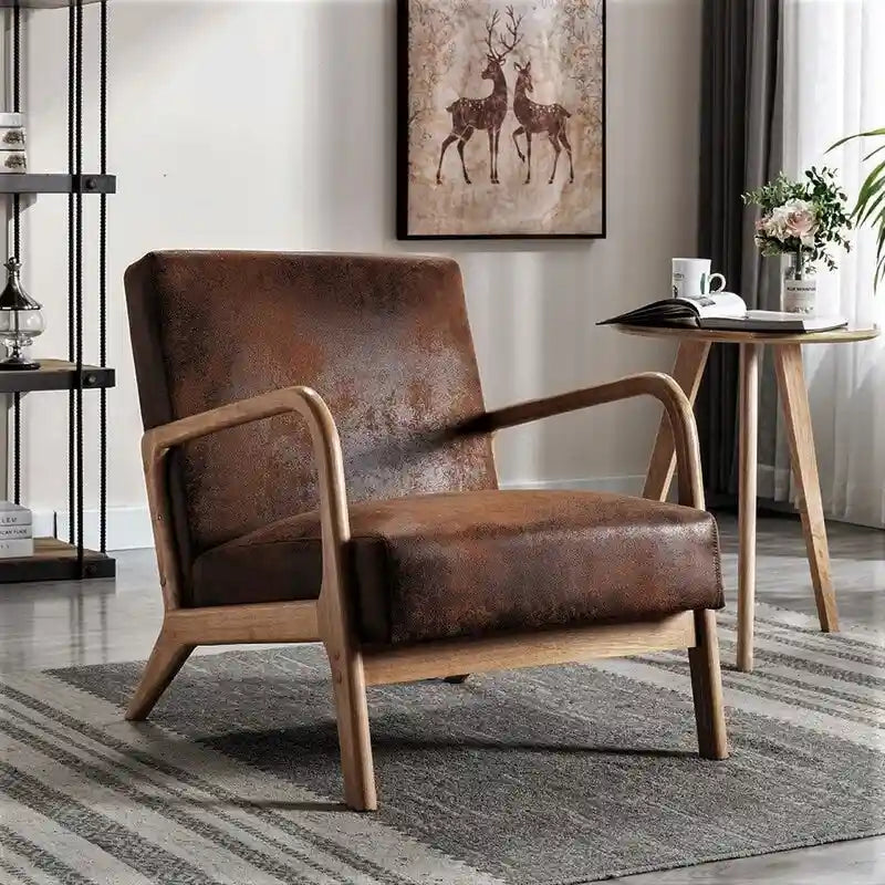 Fotel Glostrup w stylu vintage, inspirowany nowoczesnym wzornictwem połowy XX wieku