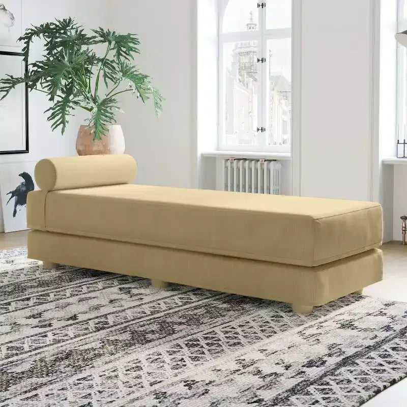 Letto da giorno / divano letto pieghevole matrimoniale - Microvelvet