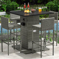 Moasis 5-teiliges Outdoor-Möbelset aus Rattan – 5-teilig