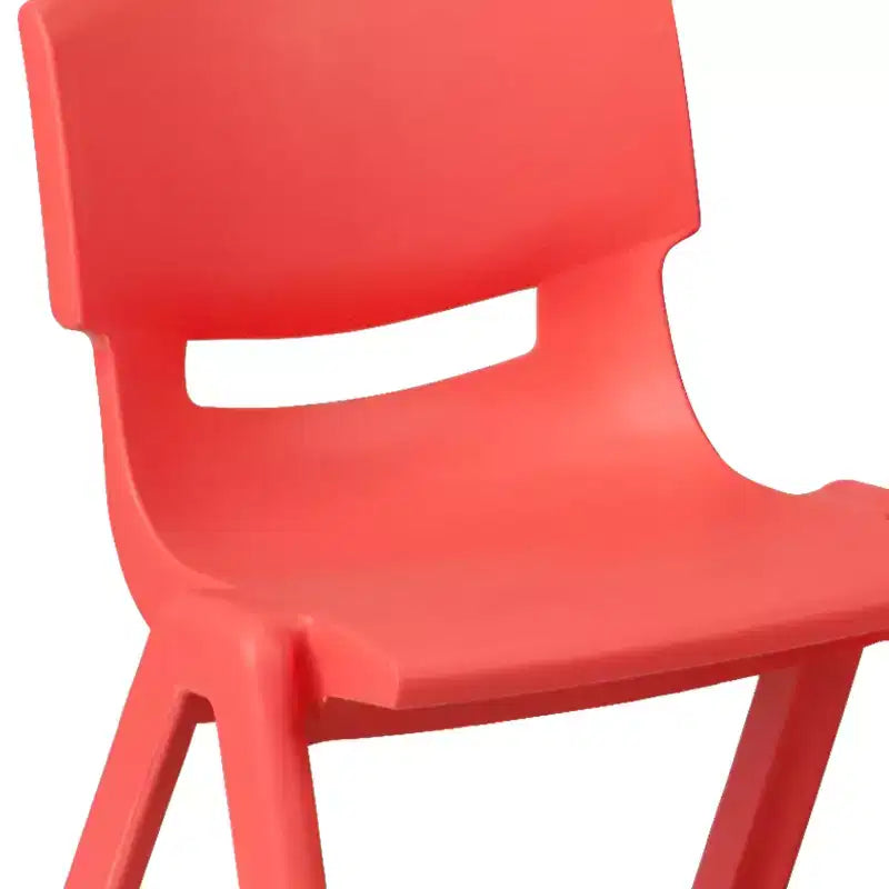 Rechteckiges, höhenverstellbares Aktivitätstisch-Set aus Kunststoff von Emma und Oliver, 23,625 W × 47,25 L, mit 6 Stühlen