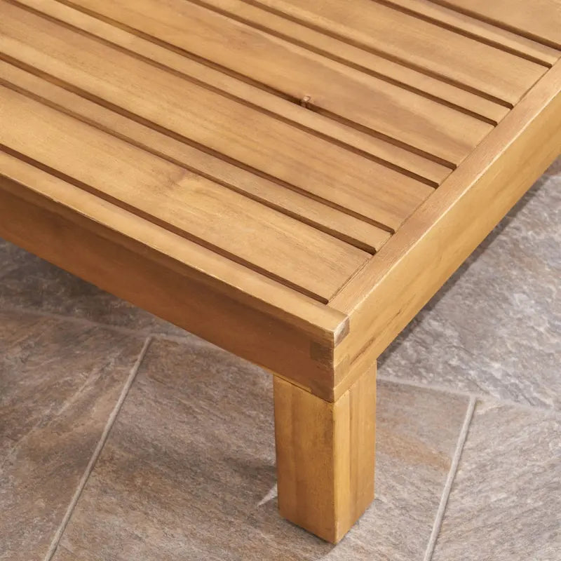 Set da conversazione da esterno Brava in legno di acacia, 6 pezzi, di Christopher Knight Home