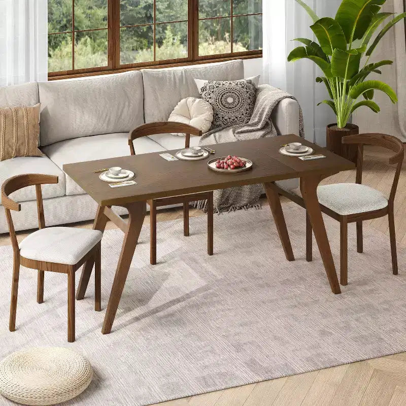 Table basse 2-en-1, table à manger extensible, table à hauteur réglable pour la maison et le bureau, gain de place - ModernLuxe