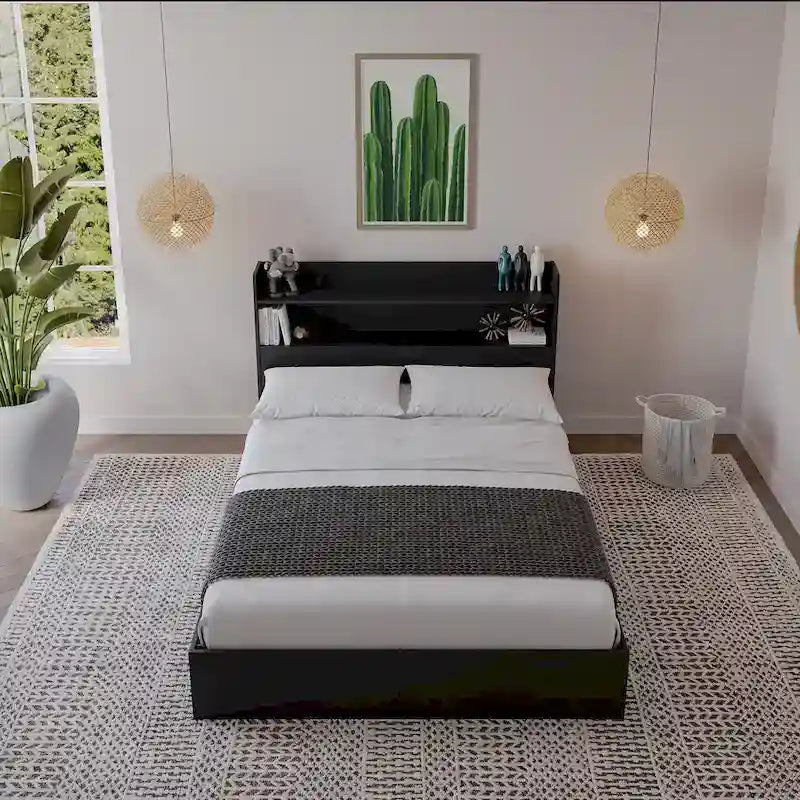 Hunter Platform Bed with Headboard