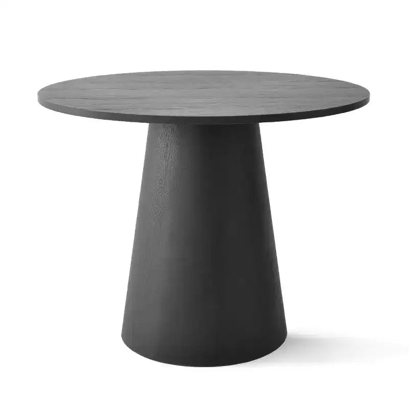 Ensemble de petite table à manger pour 2 personnes, chaises rembourrées beiges, table ronde à piètement central, mobilier de cuisine moderne et compact-Panipeachy