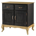 Credenza a buffet in legno verde