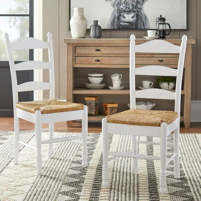 Chaise de salle à manger Jessie à dossier en échelle Simple Living (lot de 2)