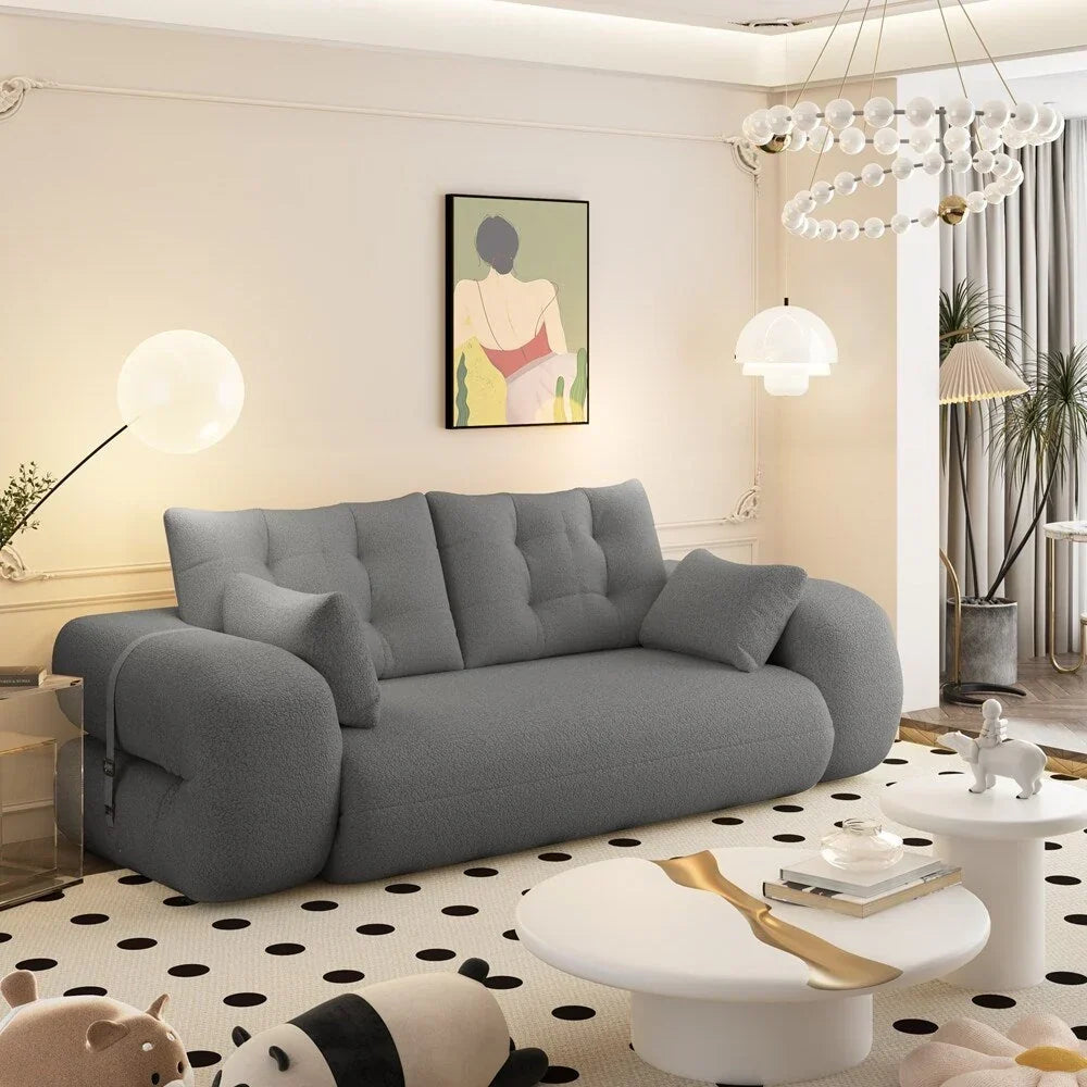Divano letto pieghevole multifunzionale da 78,7 pollici