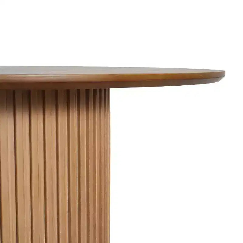 Conjunto de mesa de jantar redonda moderna de 5 peças Christopher Knight Home Shankar com cadeiras estofadas de madeira de seringueira