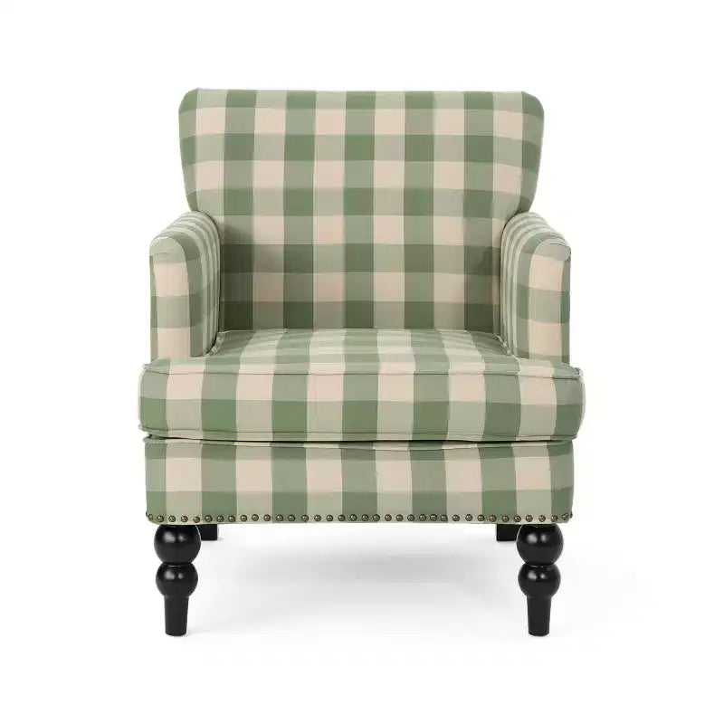 Christopher Knight Home Harrison moderner Clubsessel mit Stoffbezug und Nagelkopfverzierung