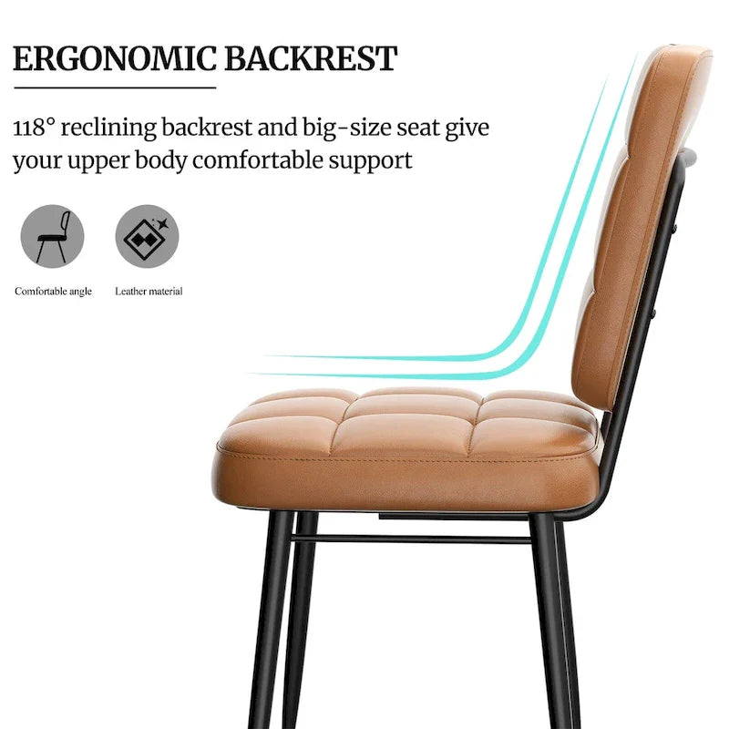 Chaises de salle à manger modernes, lot de 2/4/6/8, chaises de cuisine rembourrées avec coussin épais pour salle à manger