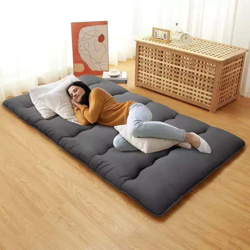 Colchão futon japonês, colchão dobrável para dormir no chão, esteira tatami para casa, colchão de campismo